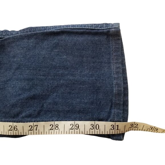 7 for All Mankind 27 Modern straight‎ Jeans Western Contrast stitching Midrise - Picture 9 of 12